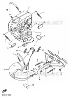 EXHAUST for Yamaha VMAX 1999