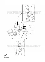 ALTERNATIVE REAR VIEW MIRROR for Yamaha APEX MOUNTAIN 2008