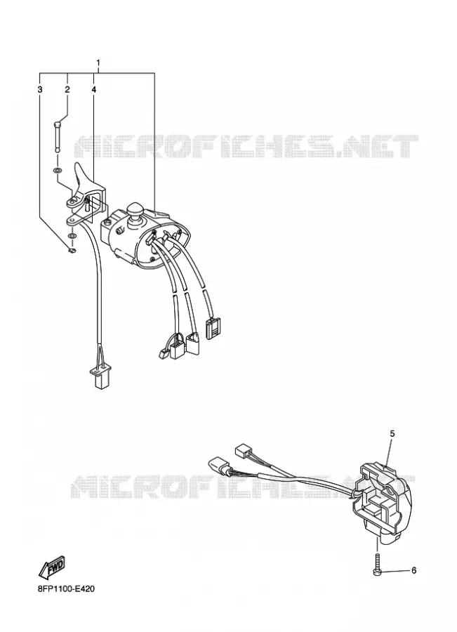 HANDLE SWITCH / LEVER Yamaha snowmobiles 1000 2006 APEX  RX10