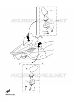 ALTERNATIVE REAR VIEW MIRROR for Yamaha APEX 2007