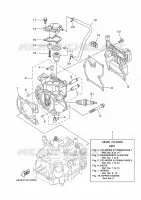 CYLINDER / CRANKCASE 1 for Yamaha F2.5 2018