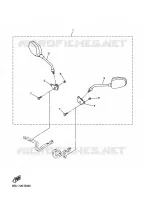 ALTERNATIVE REAR VIEW MIRROR for Yamaha FX NYTRO 2008