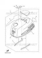 FAIRING UPPER for Yamaha F4 2008