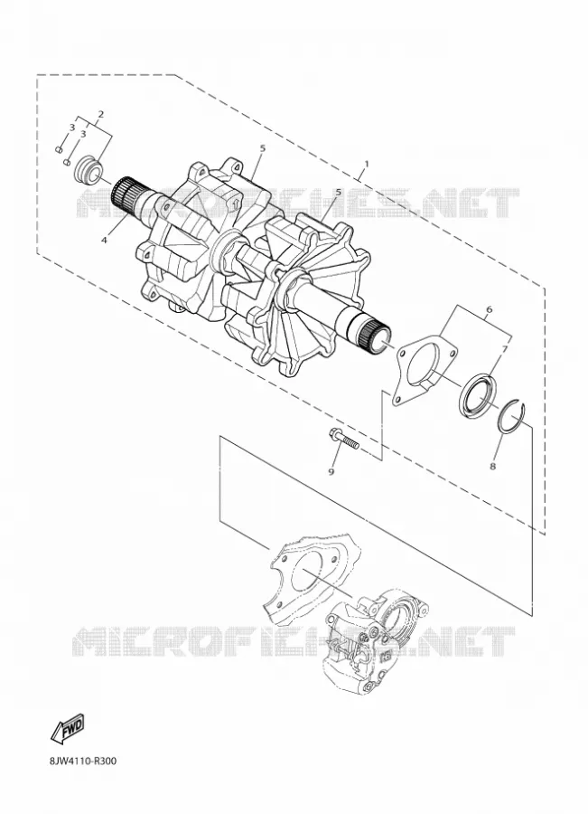 TRACK DRIVE 1 Yamaha snowmobiles 1000 2018 SIDEWINDER  SRS10RL