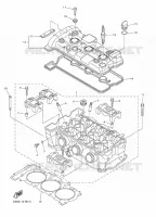 CYLINDER HEAD  for Yamaha SRVIPER 2017