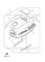FAIRING UPPER for Yamaha F4 2001
