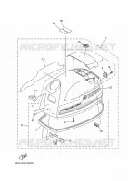 FAIRING UPPER for Yamaha F4 2017