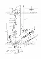 PROPELLER HOUSING AND TRANSMISSION 1 for Yamaha F4 2017