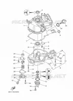 CYLINDER / CRANKCASE 2 for Yamaha F4BMHS 2015