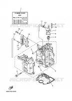 CYLINDER / CRANKCASE for Yamaha F6 2001
