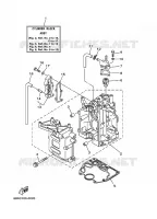 CYLINDER / CRANKCASE for Yamaha F6 2001