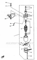 STARTER MOTOR for Yamaha F8 1997