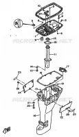 CASING for Yamaha F8 1985