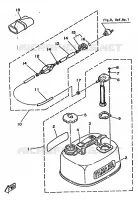 FUEL SUPPLY 2 for Yamaha F8 1985