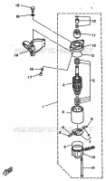 STARTER MOTOR for Yamaha F8 1985