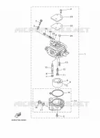 CARBURETOR for Yamaha F8 2014