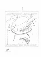 FAIRING UPPER for Yamaha F8 2014