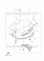 FAIRING UPPER for Yamaha F8 2013