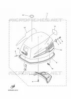 FAIRING UPPER for Yamaha F8 2010