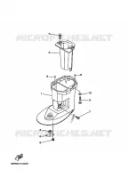 UPPER CASING for Yamaha F8 2002