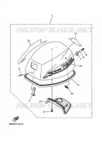 TOP COWLING for Yamaha F8 2001