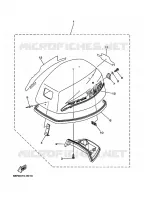 TOP COWLING for Yamaha F8 2001
