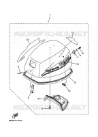 TOP COWLING for Yamaha F8 2001