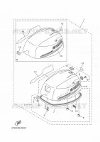TOP COWLING for Yamaha F8 2019
