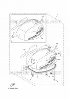 TOP COWLING for Yamaha F8 2018