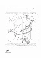 TOP COWLING for Yamaha F8 2015