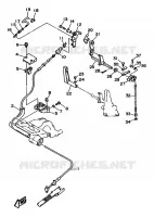 THROTTLE CONTROL for Yamaha F9.9 1992