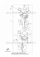 CARBURETOR for Yamaha F9.9 2007