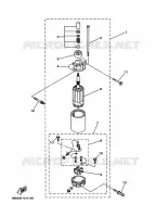 STARTING MOTOR for Yamaha F9.9 2007