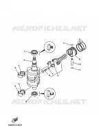 CRANKSHAFT / PISTON for Yamaha F9.9 2006