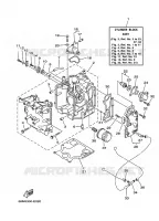 CYLINDER / CRANKCASE 1 for Yamaha F9.9 2006
