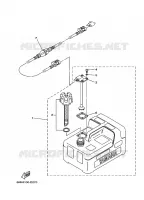 FUEL TANK for Yamaha F9.9 2006