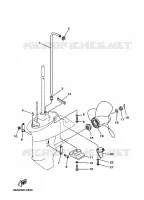 LOWER CASING & DRIVE 2 for Yamaha F9.9 2006