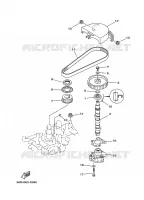 OIL PUMP for Yamaha F9.9 2006
