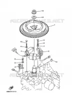 GENERATOR for Yamaha F9.9 2005