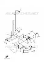 LOWER CASING & DRIVE 2 for Yamaha F9.9 2004