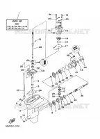 LOWER CASING & DRIVE 1 for Yamaha F9.9 2001