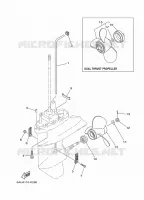 LOWER CASING & DRIVE 2 for Yamaha F9.9 2012