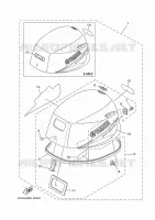 TOP COWLING for Yamaha F9.9 2018