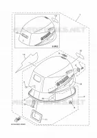 TOP COWLING for Yamaha F9.9 2018
