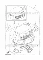 TOP COWLING for Yamaha F9.9 2015