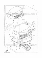 TOP COWLING for Yamaha F9.9 2014