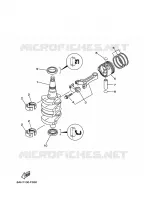 CRANKSHAFT / PISTON for Yamaha F9.9 2012
