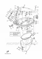 BOTTOM COWLING for Yamaha F9.9 2012