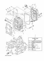 CYLINDER / CRANKCASE 2 for Yamaha F9.9 2012