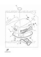 TOP COWLING for Yamaha F9.9 2011